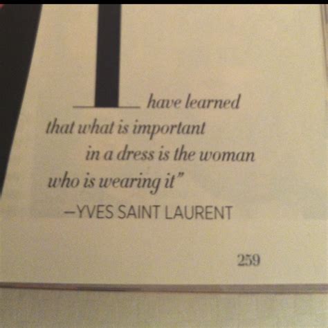 words of wisdom YSL